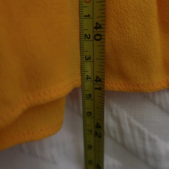 NWOT Marigold Flutter Sleeve Wrap Dress - Picture 8 of 11